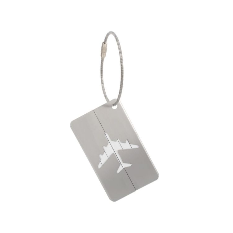 Picture of Plane Square Wire Cable Luggage Tag