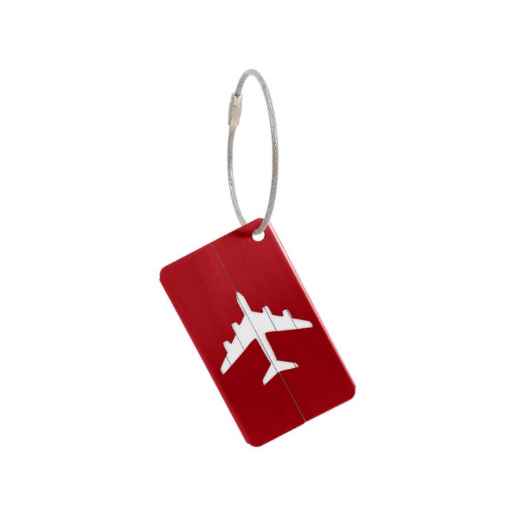 Picture of Plane Square Wire Cable Luggage Tag