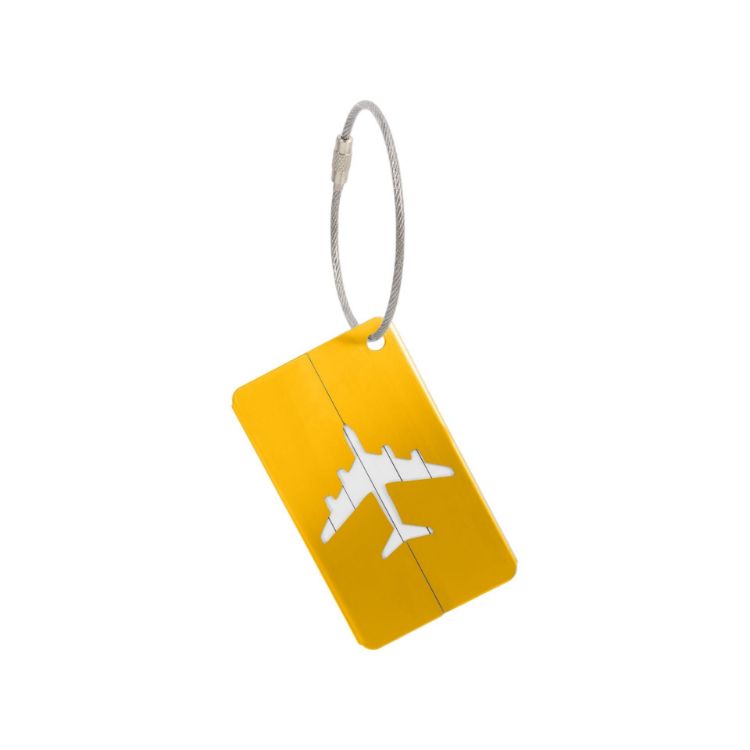 Picture of Plane Square Wire Cable Luggage Tag