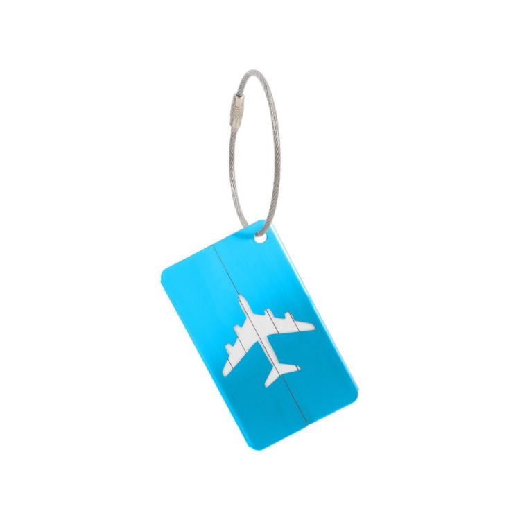 Picture of Plane Square Wire Cable Luggage Tag