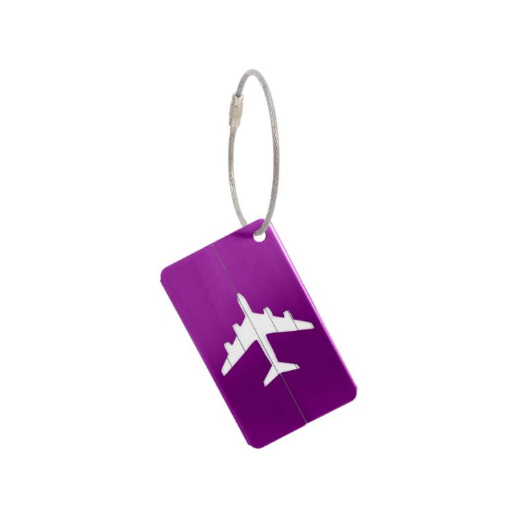 Picture of Plane Square Wire Cable Luggage Tag