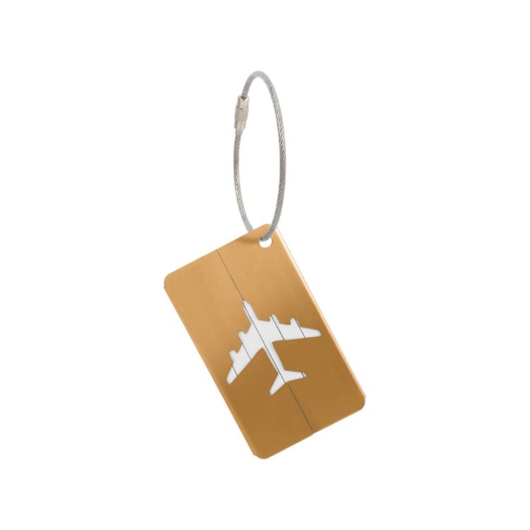 Picture of Plane Square Wire Cable Luggage Tag