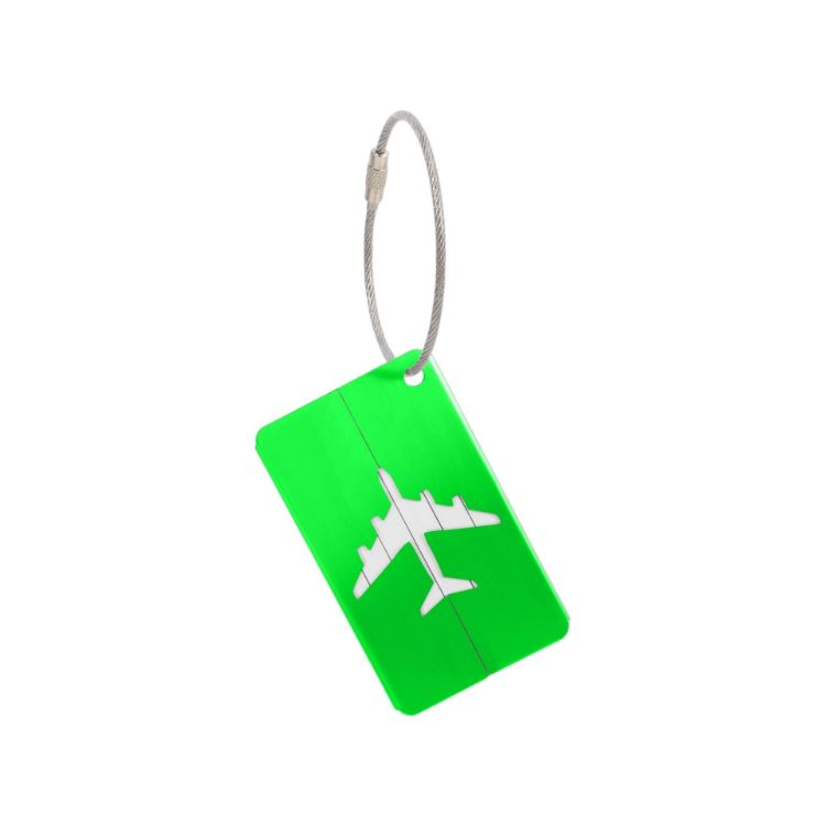 Picture of Plane Square Wire Cable Luggage Tag