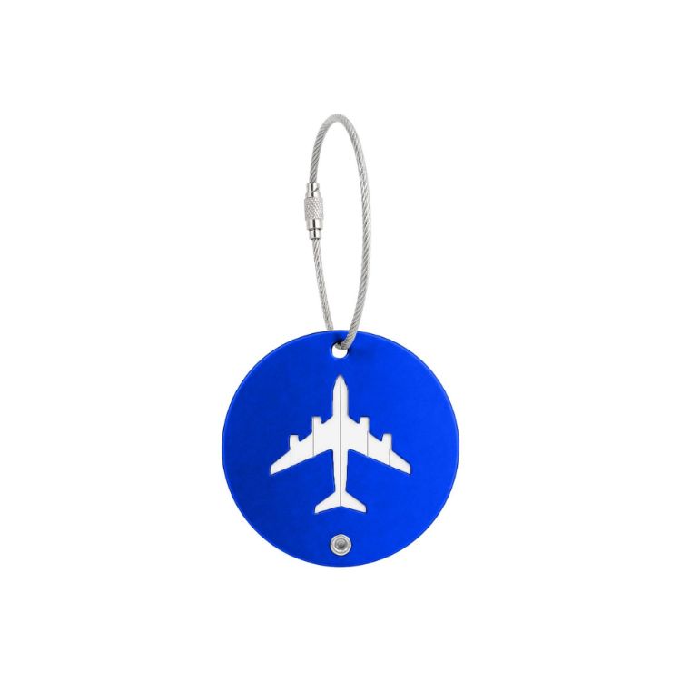 Picture of Plane Round Wire Cable Luggage Tag