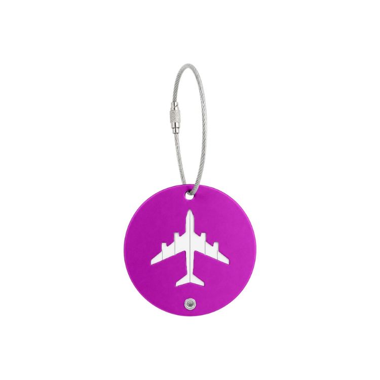 Picture of Plane Round Wire Cable Luggage Tag