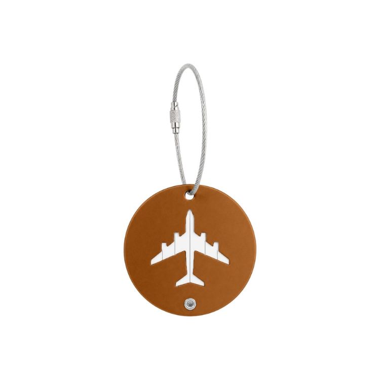 Picture of Plane Round Wire Cable Luggage Tag