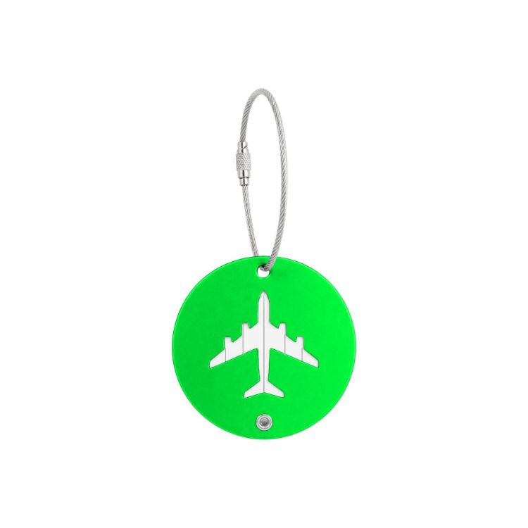 Picture of Plane Round Wire Cable Luggage Tag