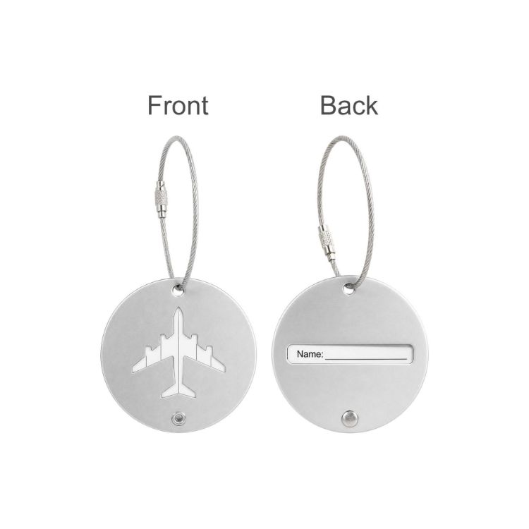 Picture of Plane Round Wire Cable Luggage Tag