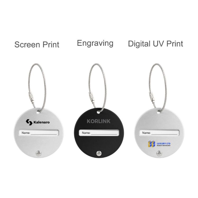Picture of Plane Round Wire Cable Luggage Tag
