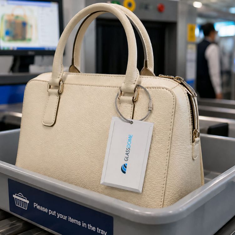 Picture of Square Aluminium Luggage Tag C