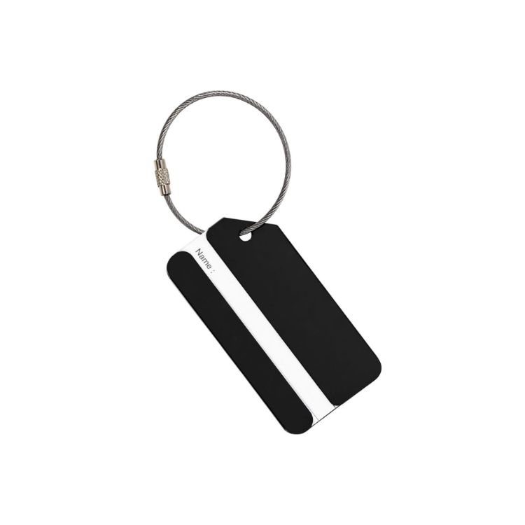 Picture of Square Aluminium Luggage Tag B