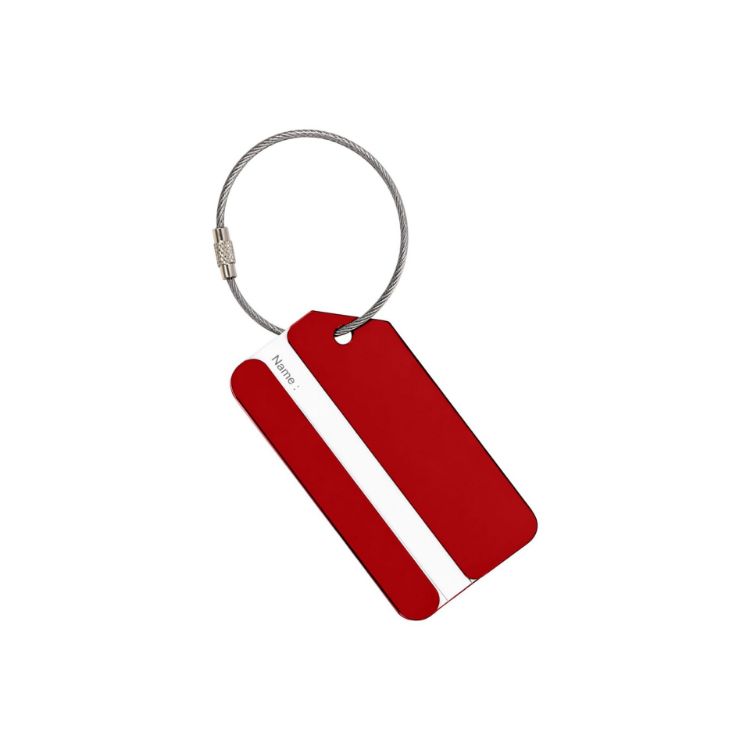 Picture of Square Aluminium Luggage Tag B