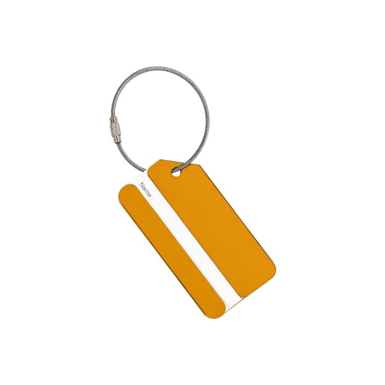 Picture of Square Aluminium Luggage Tag B