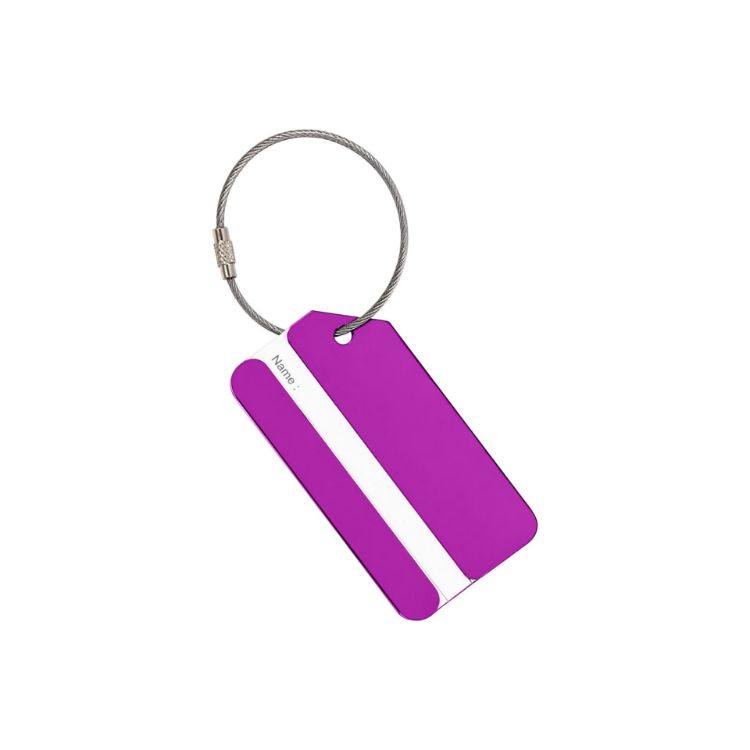Picture of Square Aluminium Luggage Tag B