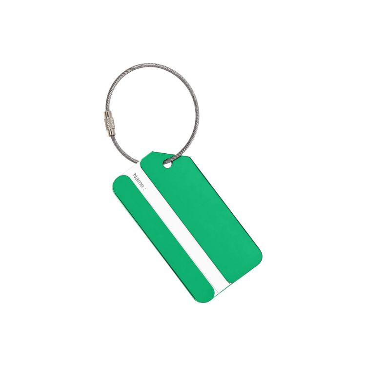 Picture of Square Aluminium Luggage Tag B