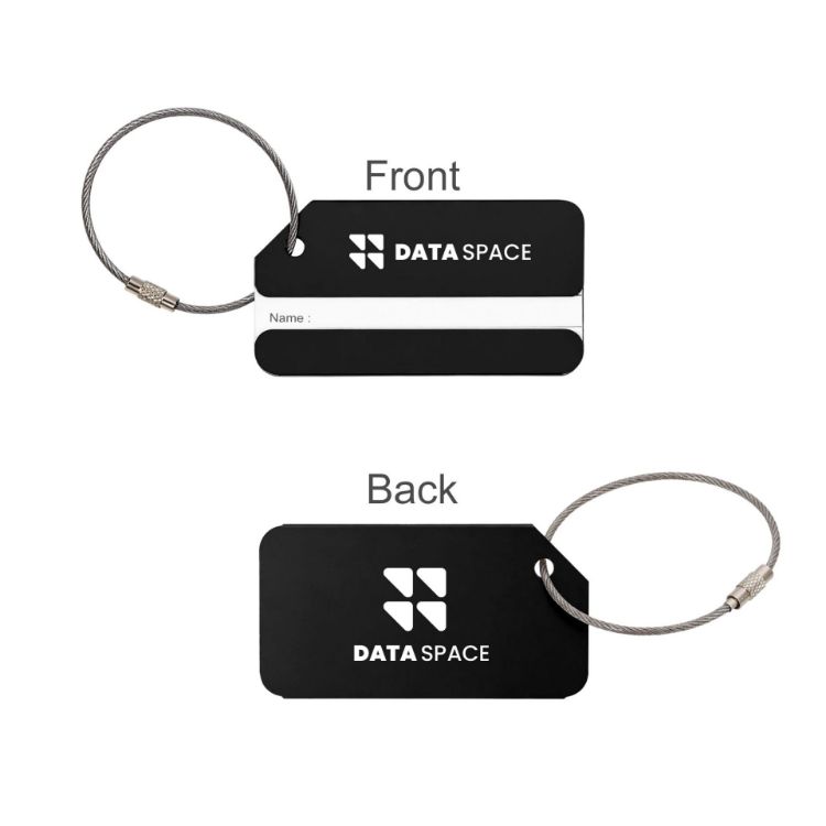 Picture of Square Aluminium Luggage Tag B