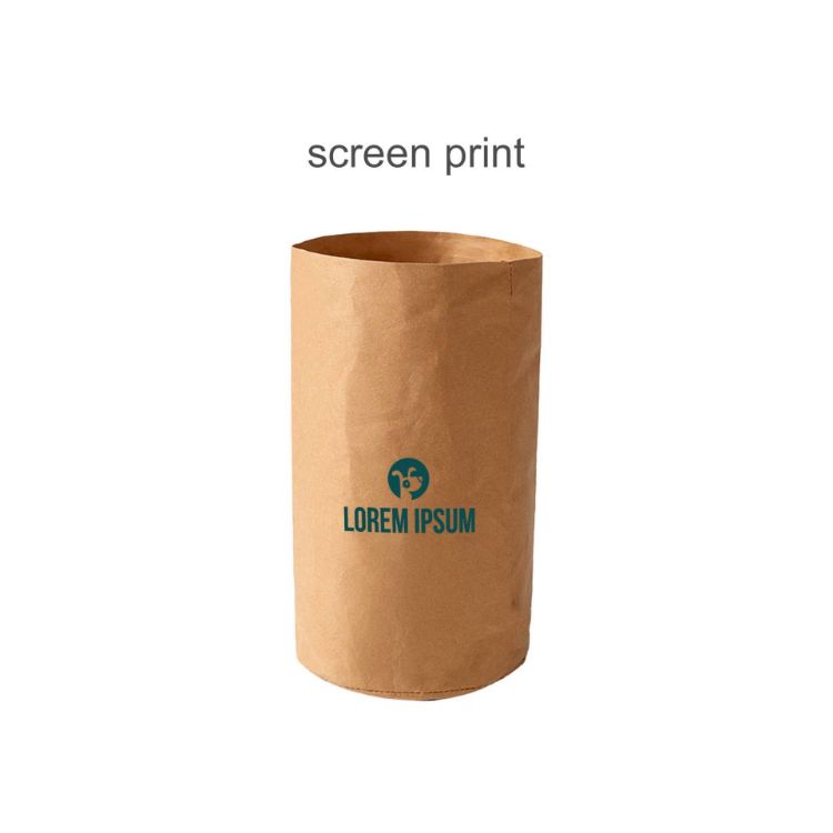 Picture of Small Washable Kraft Paper Bag(Dia 120 x 230 (H)mm)