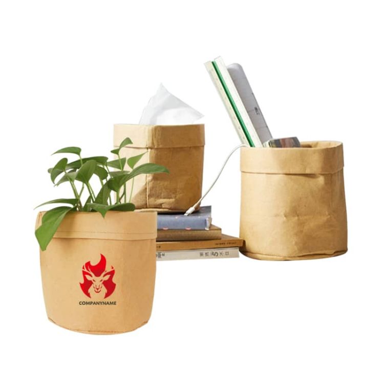 Picture of Small Washable Kraft Paper Bag(Dia 120 x 230 (H)mm)