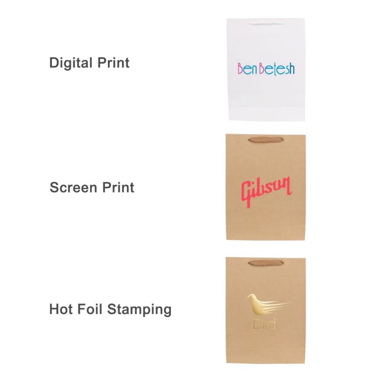 Picture of Small Vertical Paper Bag with Rope Handle(150 x 220 x 90mm)