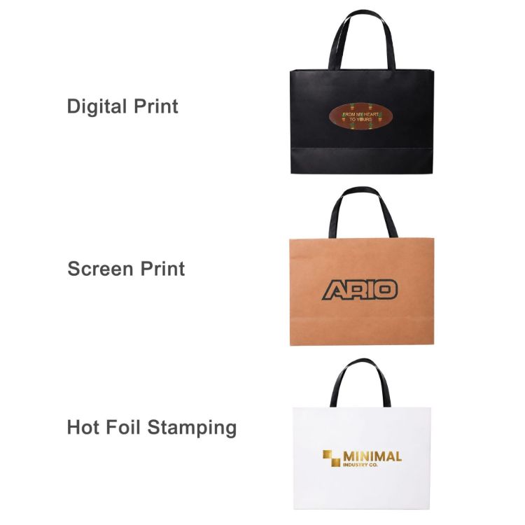 Picture of Small Paper Bag with Flat Handle(250 x 170 x 80mm)
