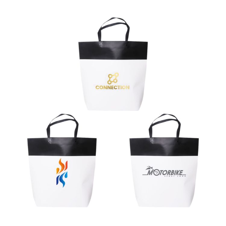 Picture of Large Black&White Boutique Paper Bag(380 x 380 x 100mm)