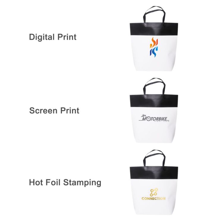 Picture of Large Black&White Boutique Paper Bag(380 x 380 x 100mm)