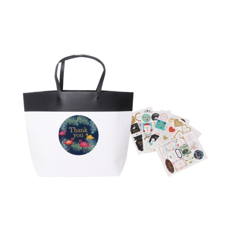 Picture of Medium Black&White Boutique Paper Bag(370 x 280 x 100mm)