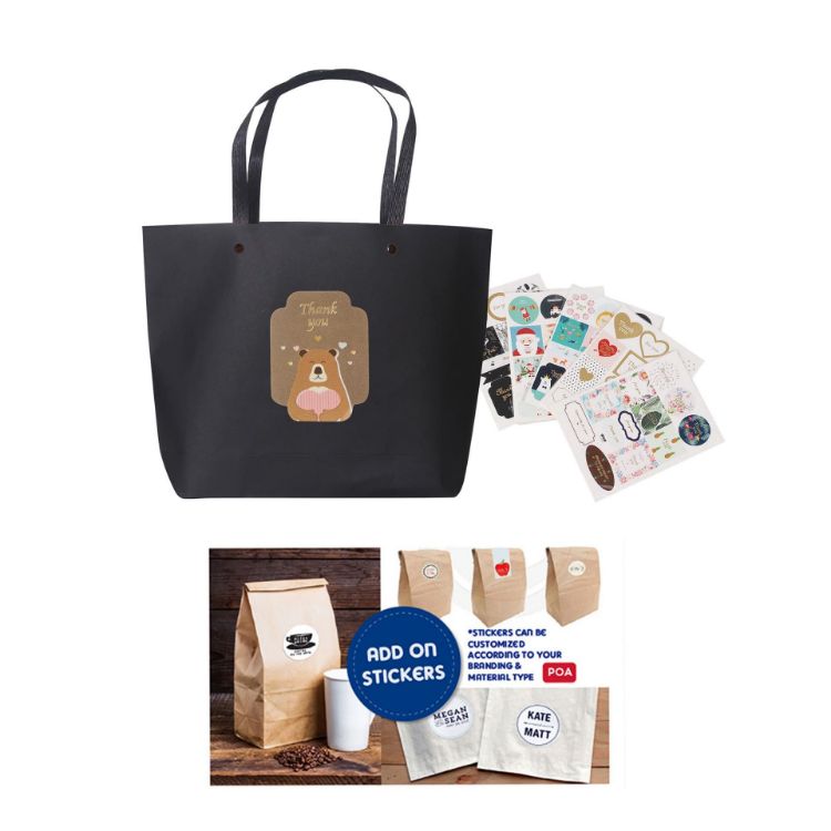 Picture of Small Boutique Paper Bag(330 x 250 x 80mm)