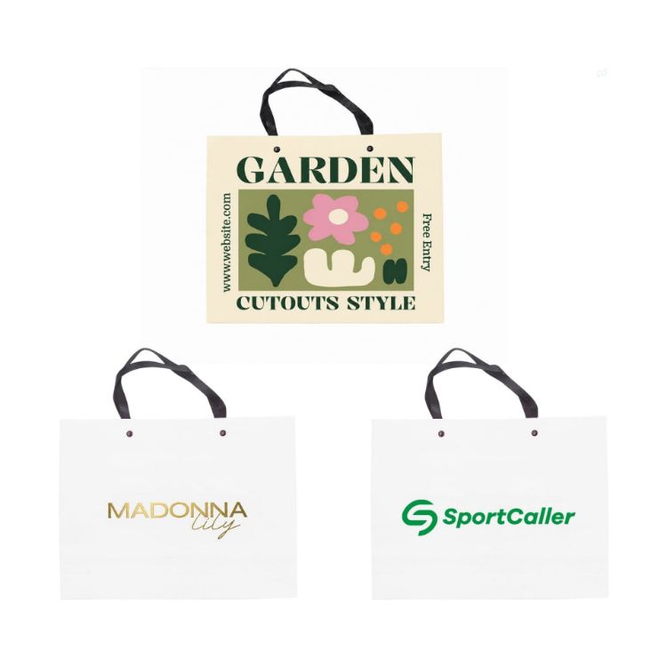 Picture of Knitted Handle Bag with Lamination(300x230x100mm)