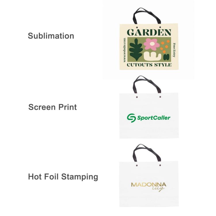 Picture of Knitted Handle Bag with Lamination(300x230x100mm)