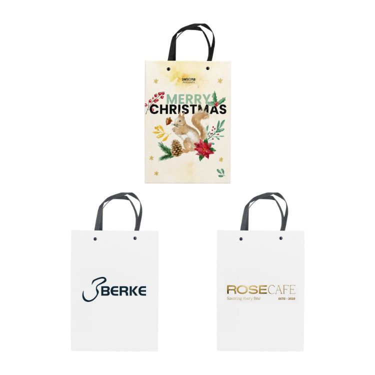 Picture of Knitted Handle Bag with Lamination(250x350x100mm)