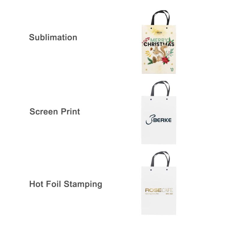 Picture of Knitted Handle Bag with Lamination(250x350x100mm)