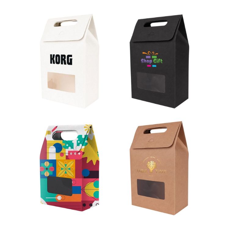 Picture of Die cut Handle Bag with Window(160x270x90mm)
