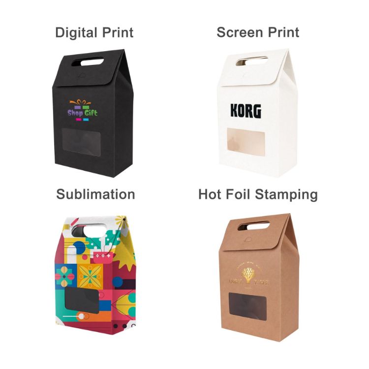 Picture of Die cut Handle Bag with Window(160x270x90mm)