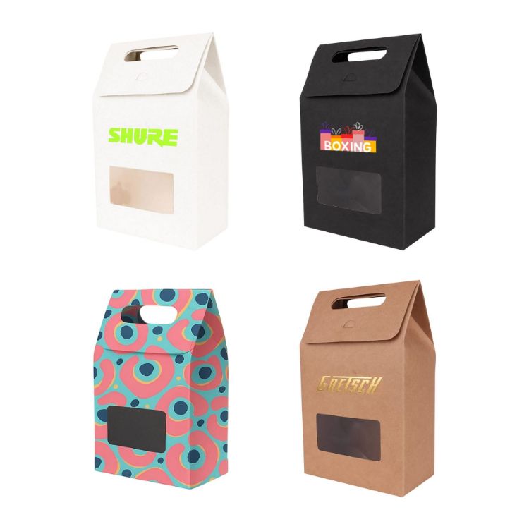 Picture of Die cut Handle Bag with Window(135x200x75mm )