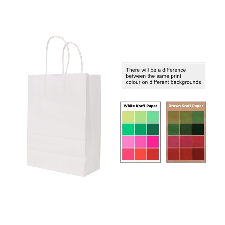 Picture of Twisted Handle Kraft Paper Bag(220x270x110mm)
