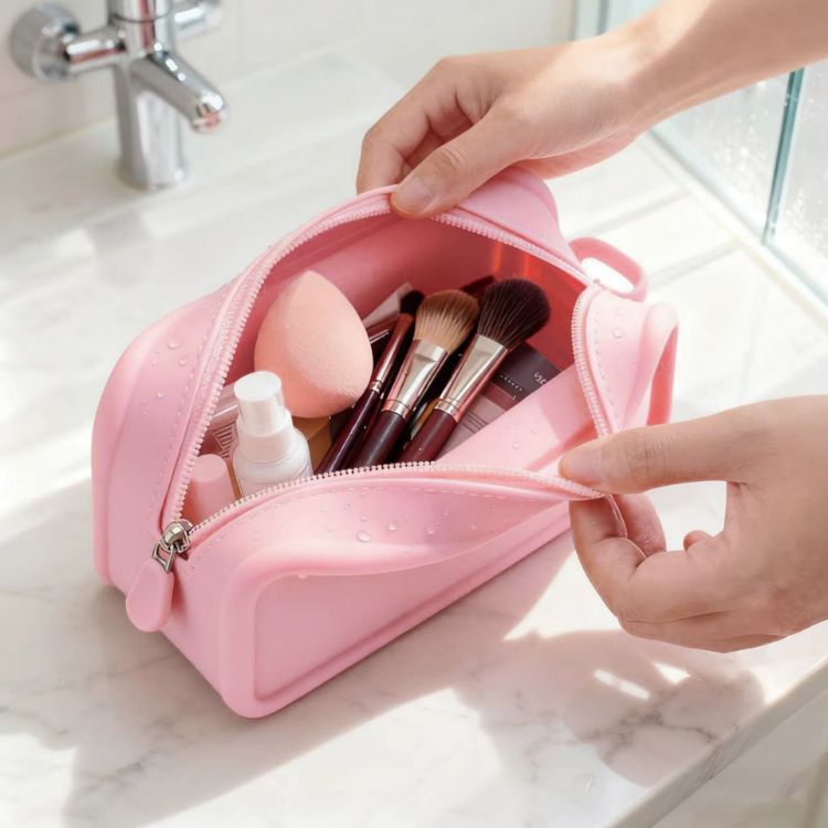 Picture of Silicone Square Cosmetic Bag