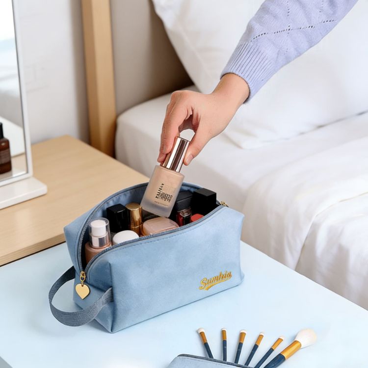 Picture of Flannel Cosmetic Bag