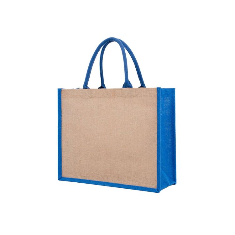 Picture of Coloured Jute Tote Bag