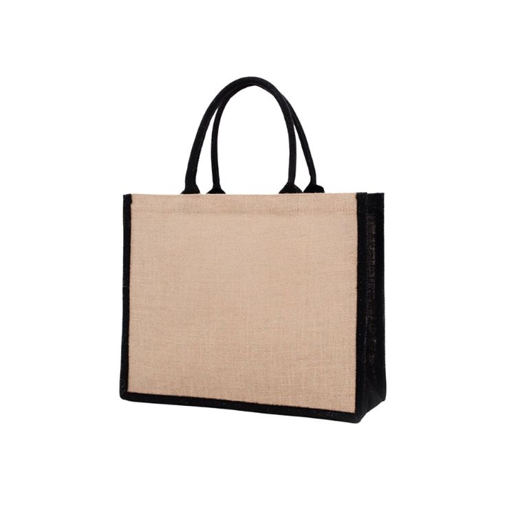 Picture of Coloured Jute Tote Bag