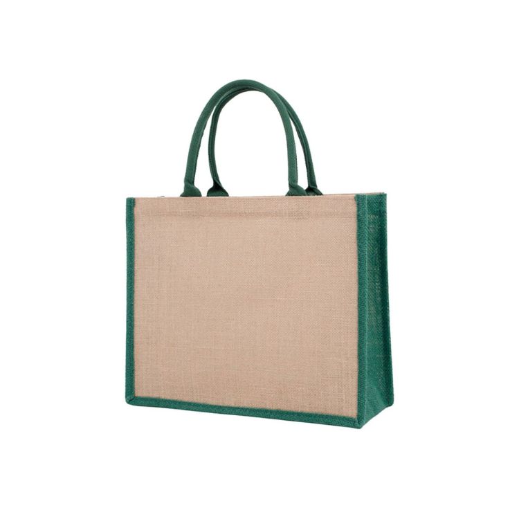Picture of Coloured Jute Tote Bag