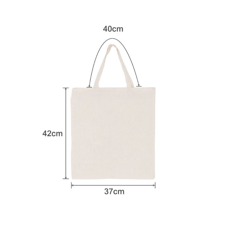 Picture of 170gsm Full Coloured Short Handle Calico Bag