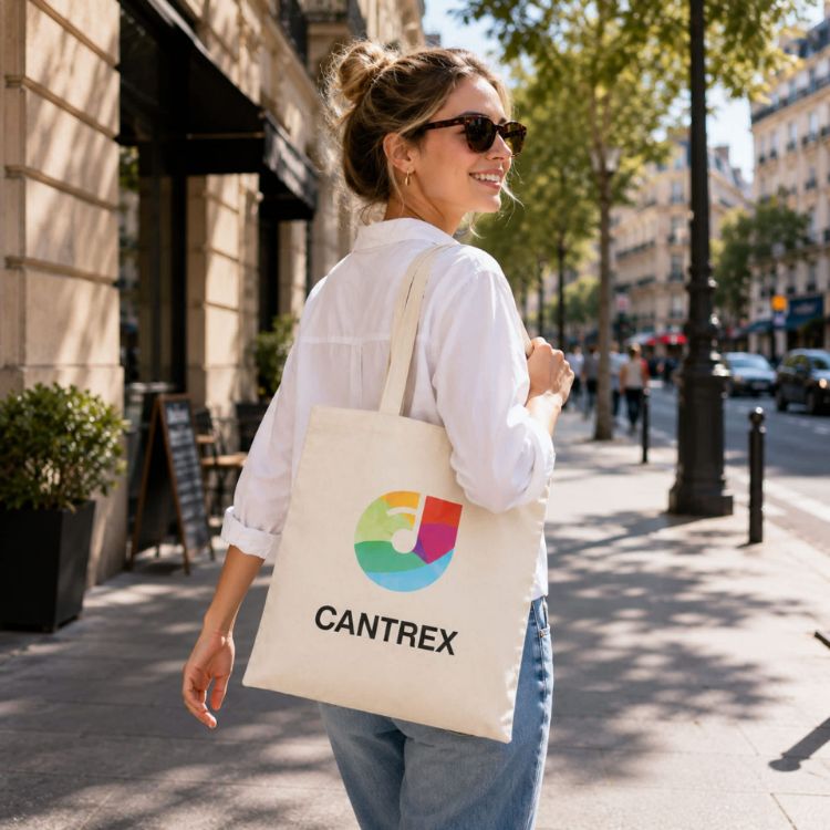 Picture of 170gsm Full Coloured Short Handle Calico Bag
