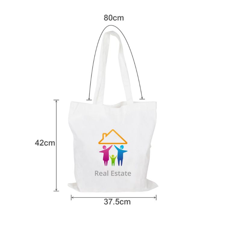 Picture of 170gsm Long Handle Cotton Bag