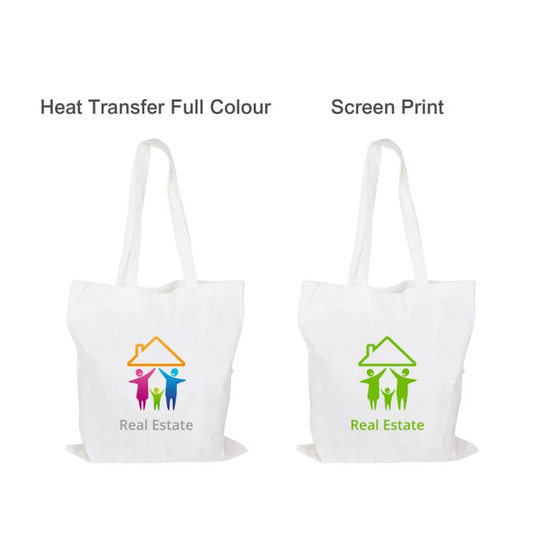 Picture of 170gsm Long Handle Cotton Bag