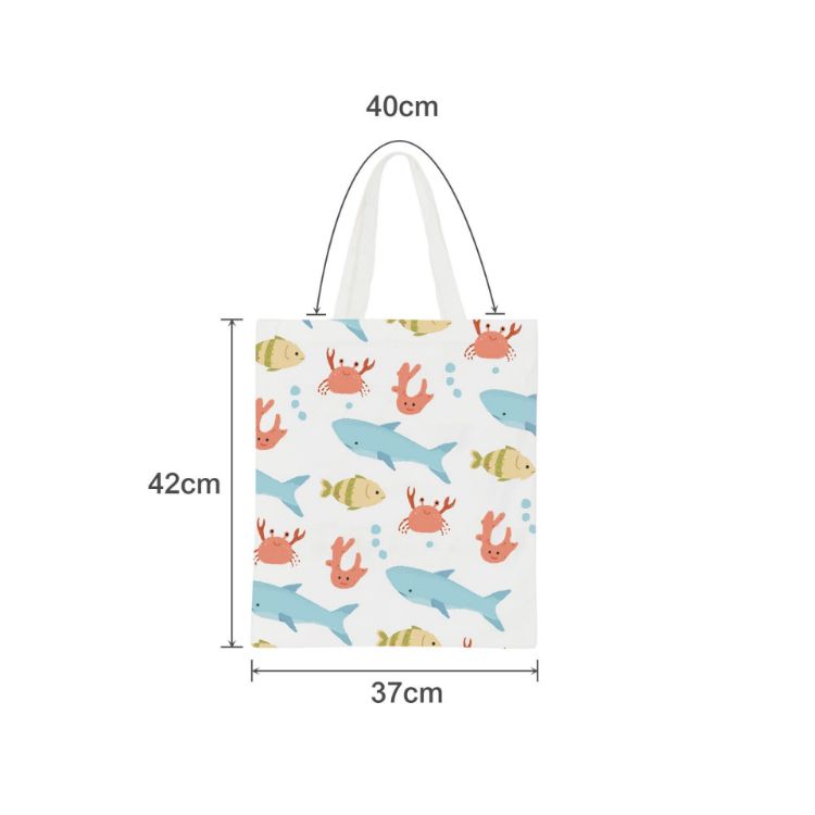 Picture of 170gsm Digital Print Short Handle Cotton Bag