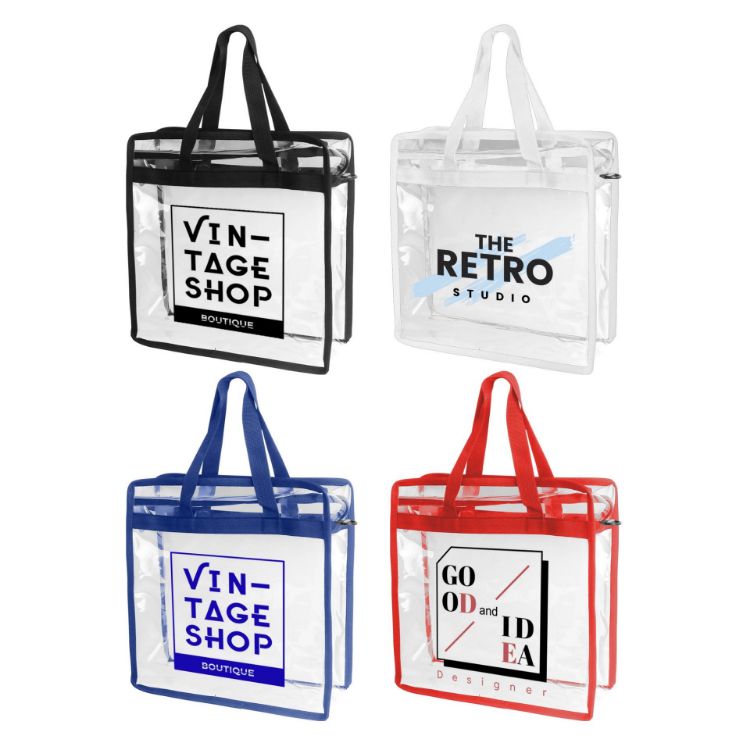 Picture of Clear Tote Bag With Shoulder Strap
