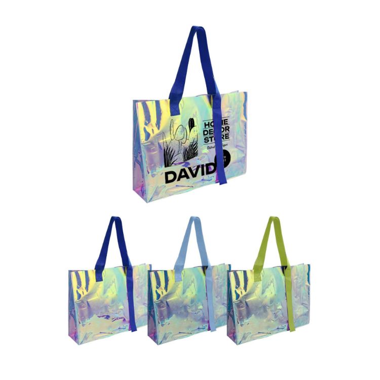 Picture of Colorful Transparent PVC Tote Bag
