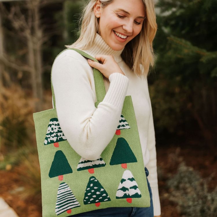Picture of Knitted Flat Tote Bag