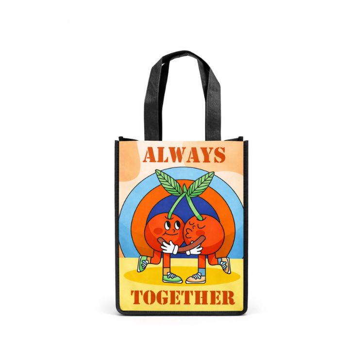 Picture of Full Colour Sublimation Panel Tote Bag - Small